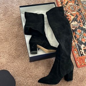 Size 8 splendid thigh high suede boots